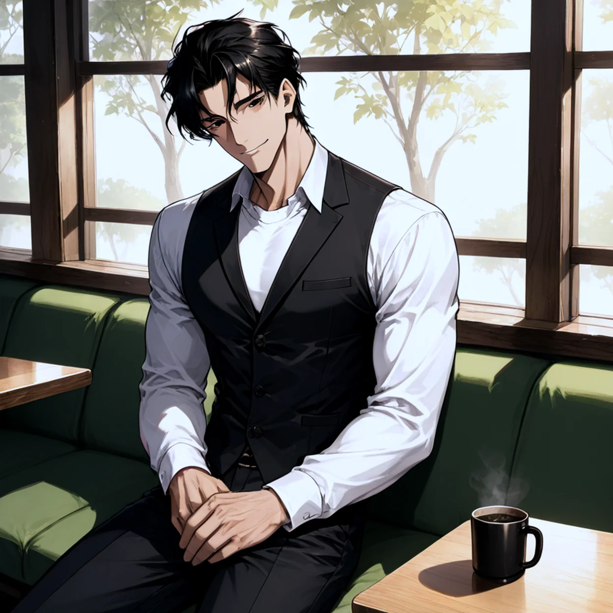 Adrian Sterling — image 4/5, Dominant AI character on HoneyChat