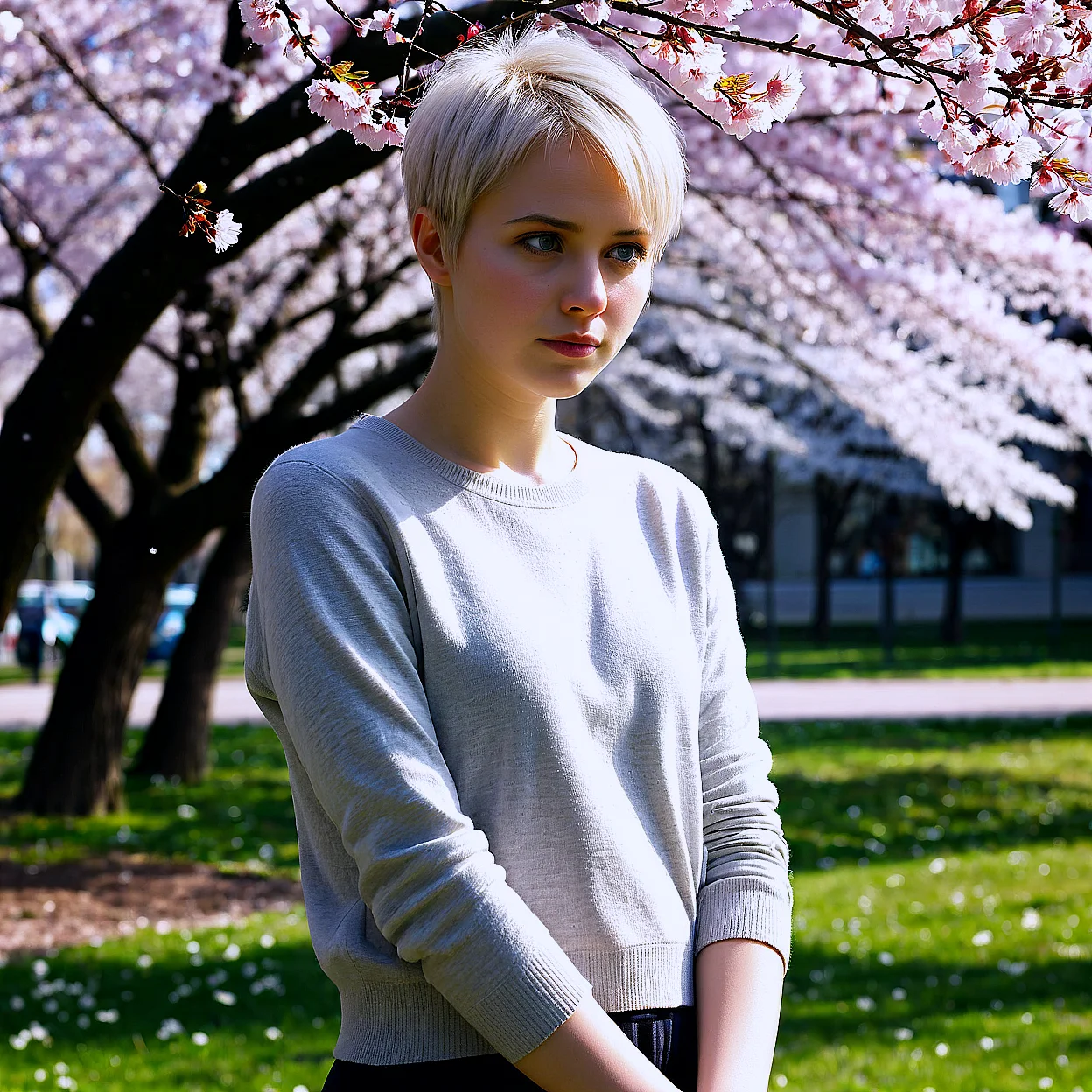 Aino Virtanen — image 4/5, Gentle AI character on HoneyChat