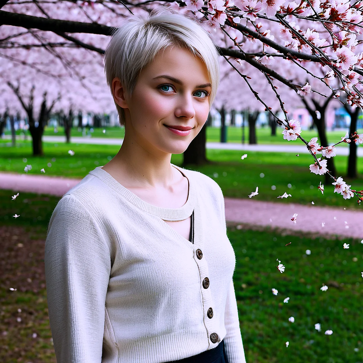 Aino Virtanen — image 5/5, Gentle AI character on HoneyChat