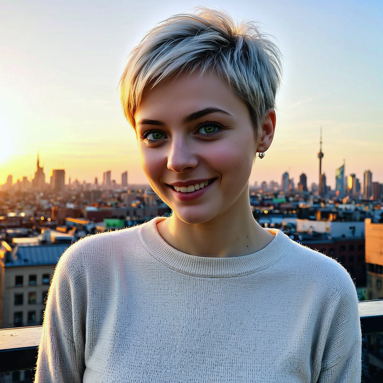 Aino Virtanen — image 5/5, Gentle AI character on HoneyChat