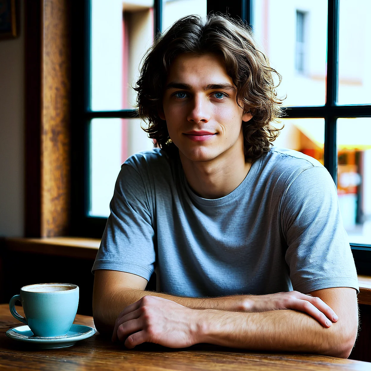 Alex Bennett — image 5/5, Soft AI character on HoneyChat