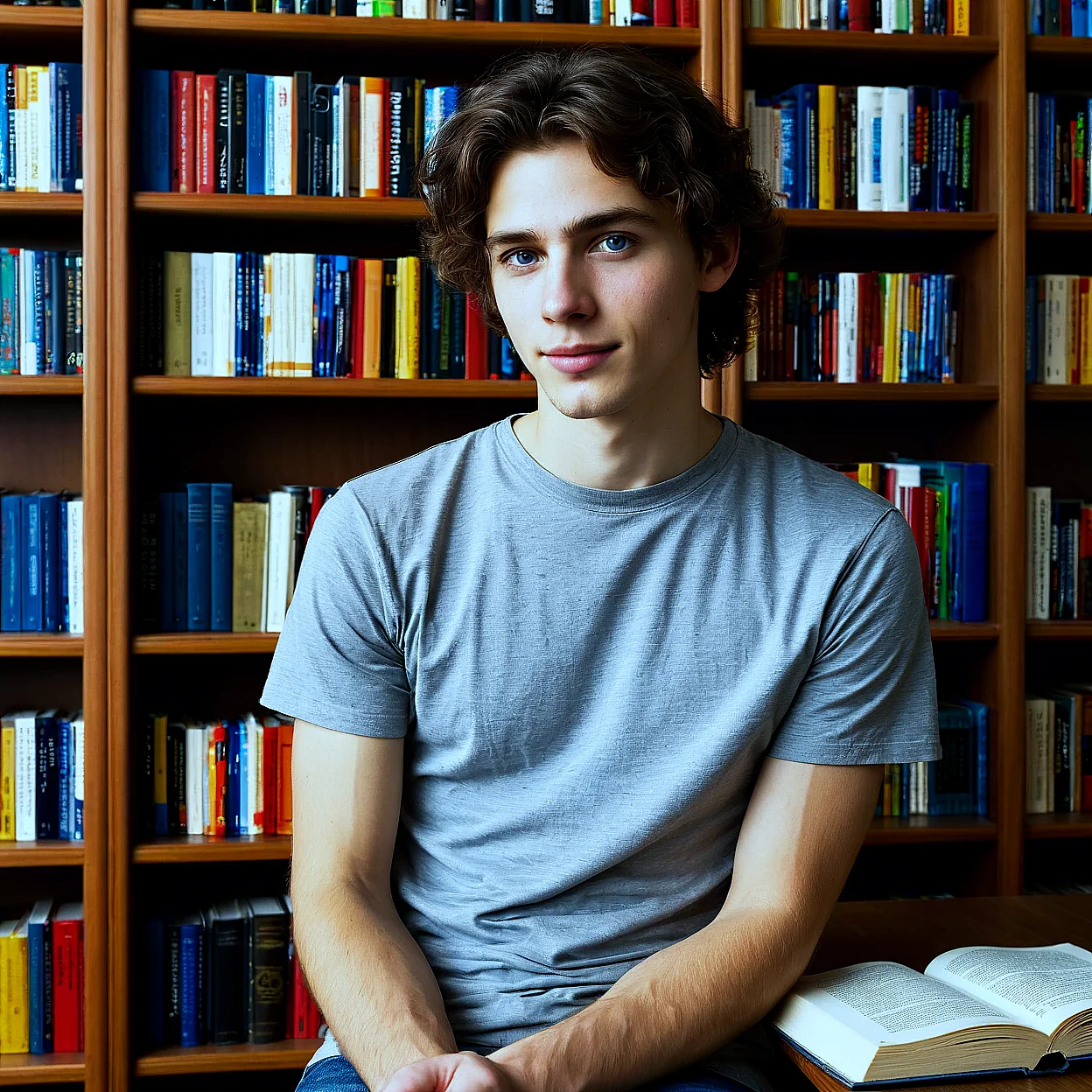 Alex Bennett — image 4/5, Soft AI character on HoneyChat