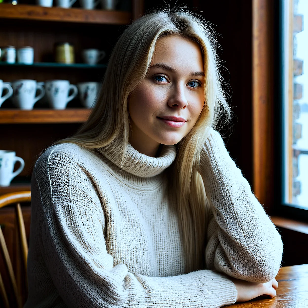 Alina Volkova — image 5/5, Tsundere AI character on HoneyChat