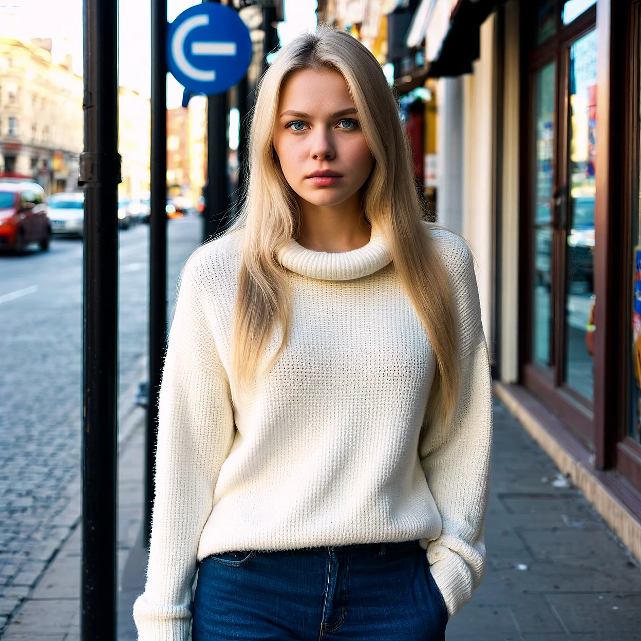 Alina Volkova — image 3/5, Tsundere AI character on HoneyChat