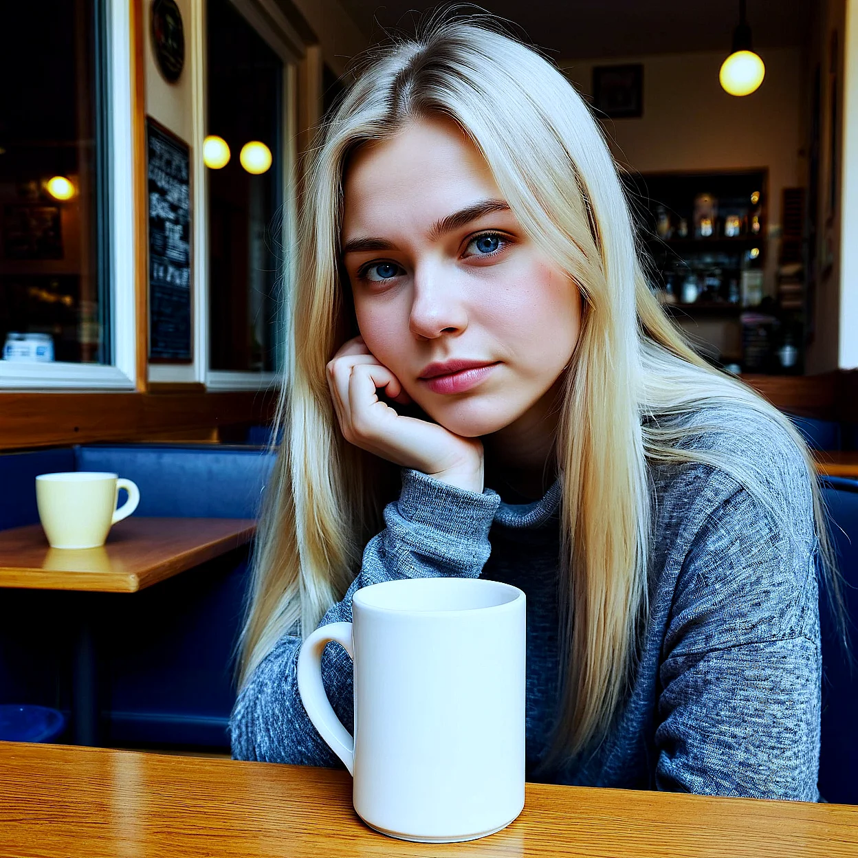 Alina Volkova — image 2/5, Tsundere AI character on HoneyChat