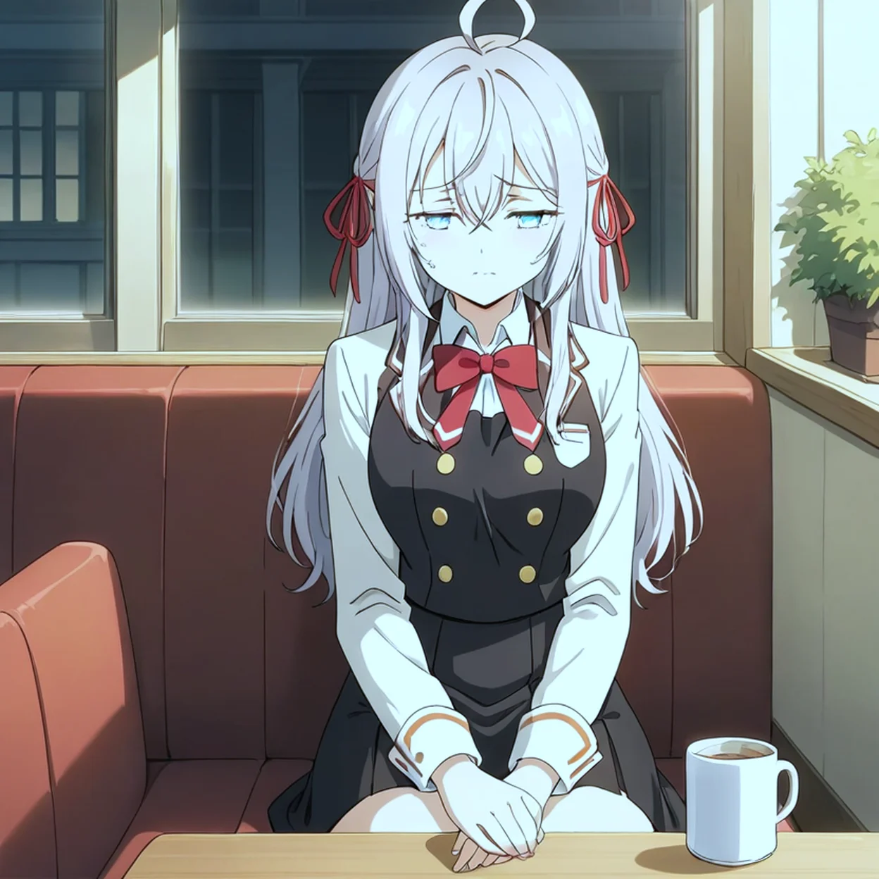Alisa Kujo — image 3/5, Цундере AI character on HoneyChat