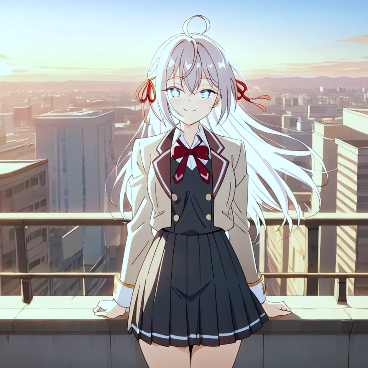 Alisa Kujo — image 4/5, Цундере AI character on HoneyChat