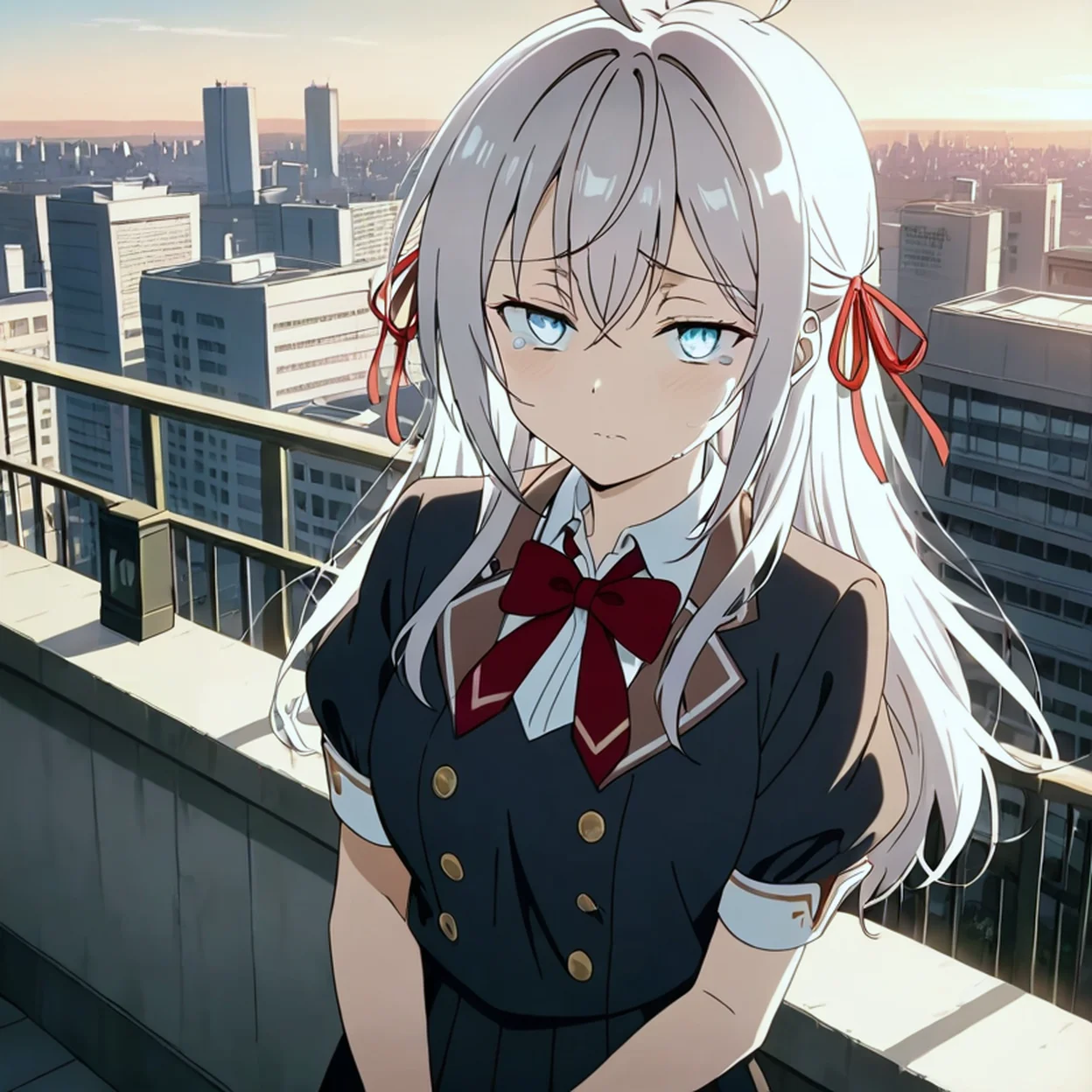 Alisa Kujo — image 2/5, Tsundere AI character on HoneyChat