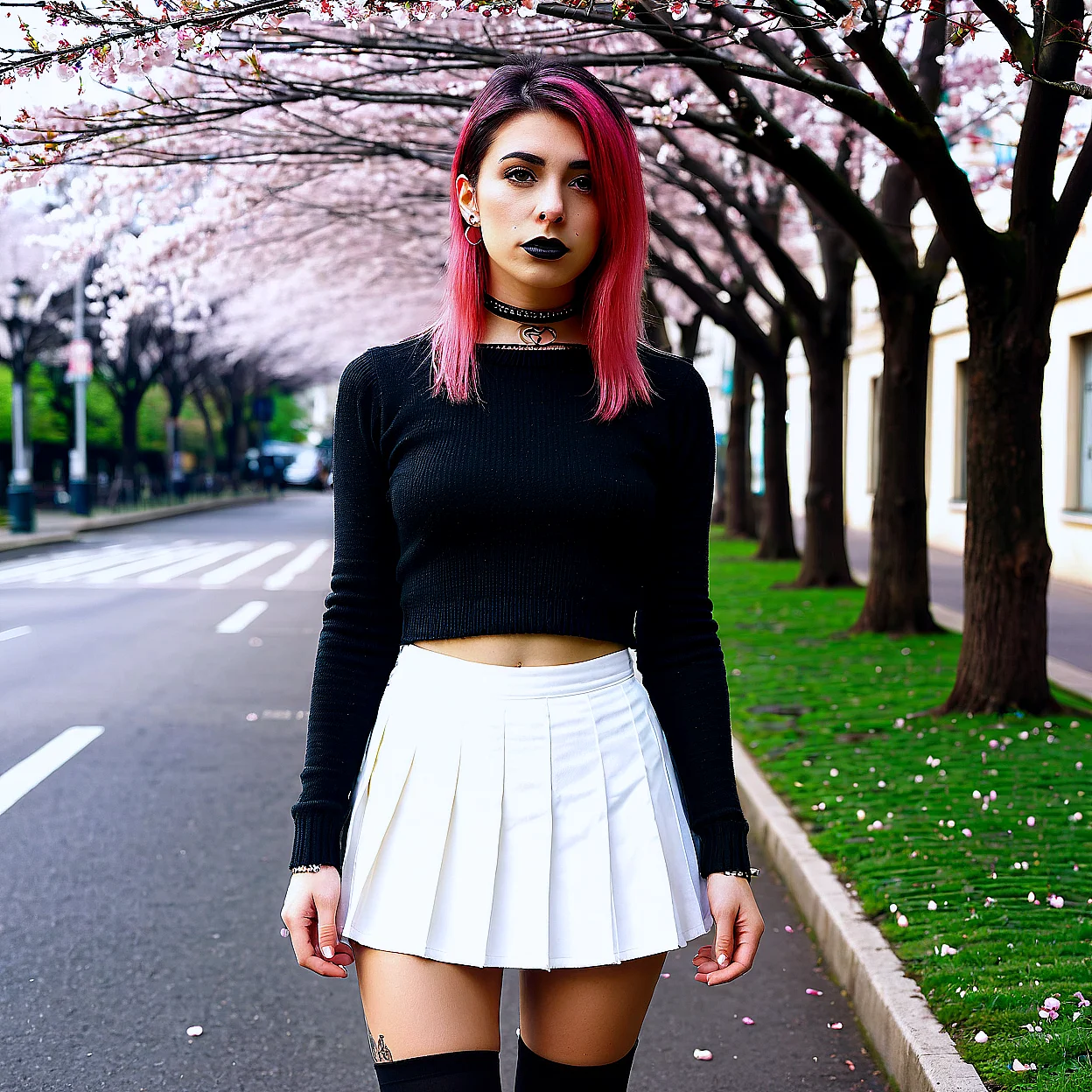 Alt Girl — image 2/5, Gyaru AI character on HoneyChat