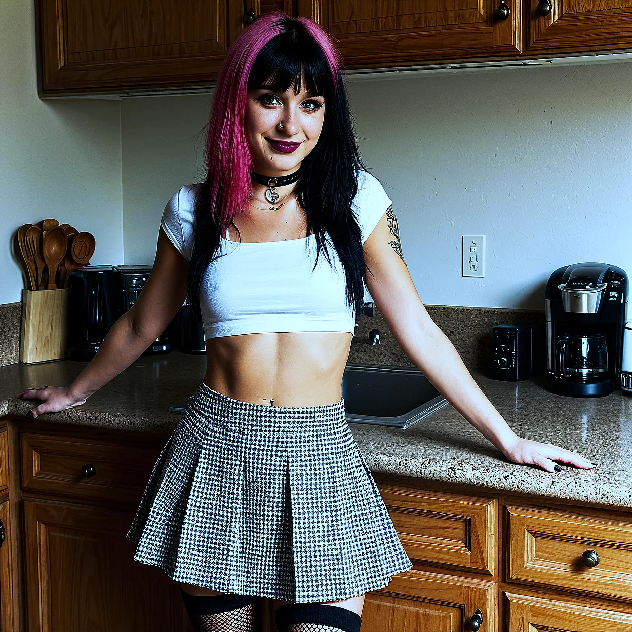 Alt Girl — image 5/5, Gyaru AI character on HoneyChat