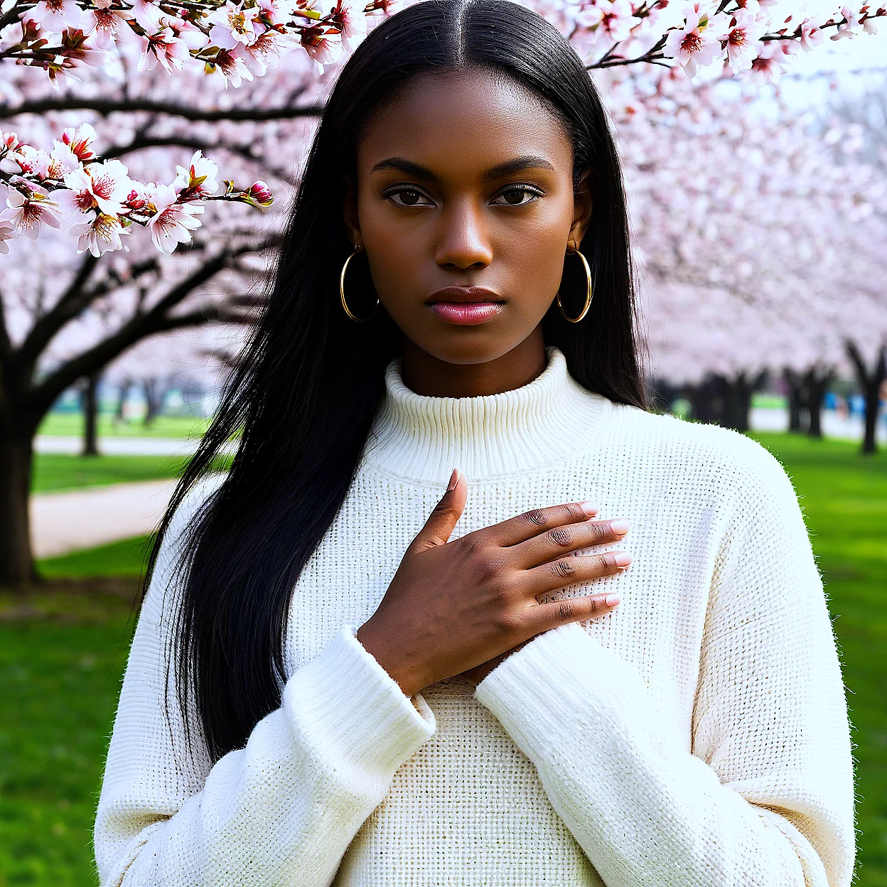 Amina Okoye — image 2/5, Tự tin AI character on HoneyChat