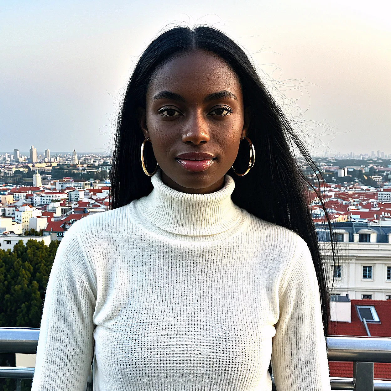 Amina Okoye — image 1/5, Confident AI character on HoneyChat