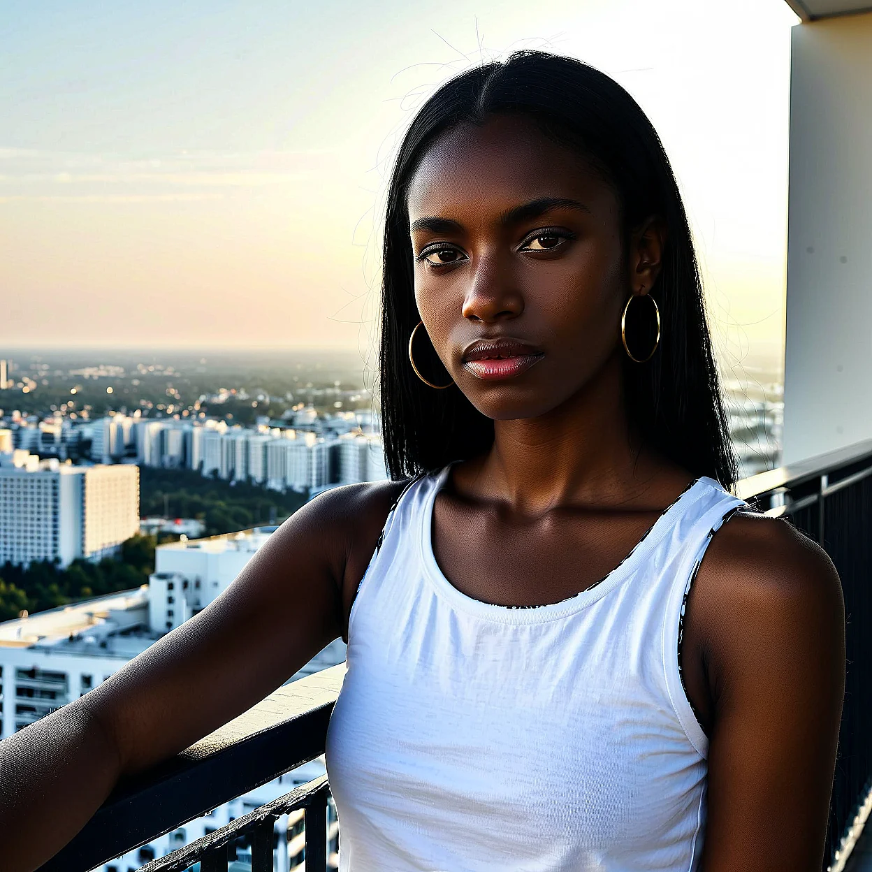 Amina Okoye — image 1/5, Confident AI character on HoneyChat