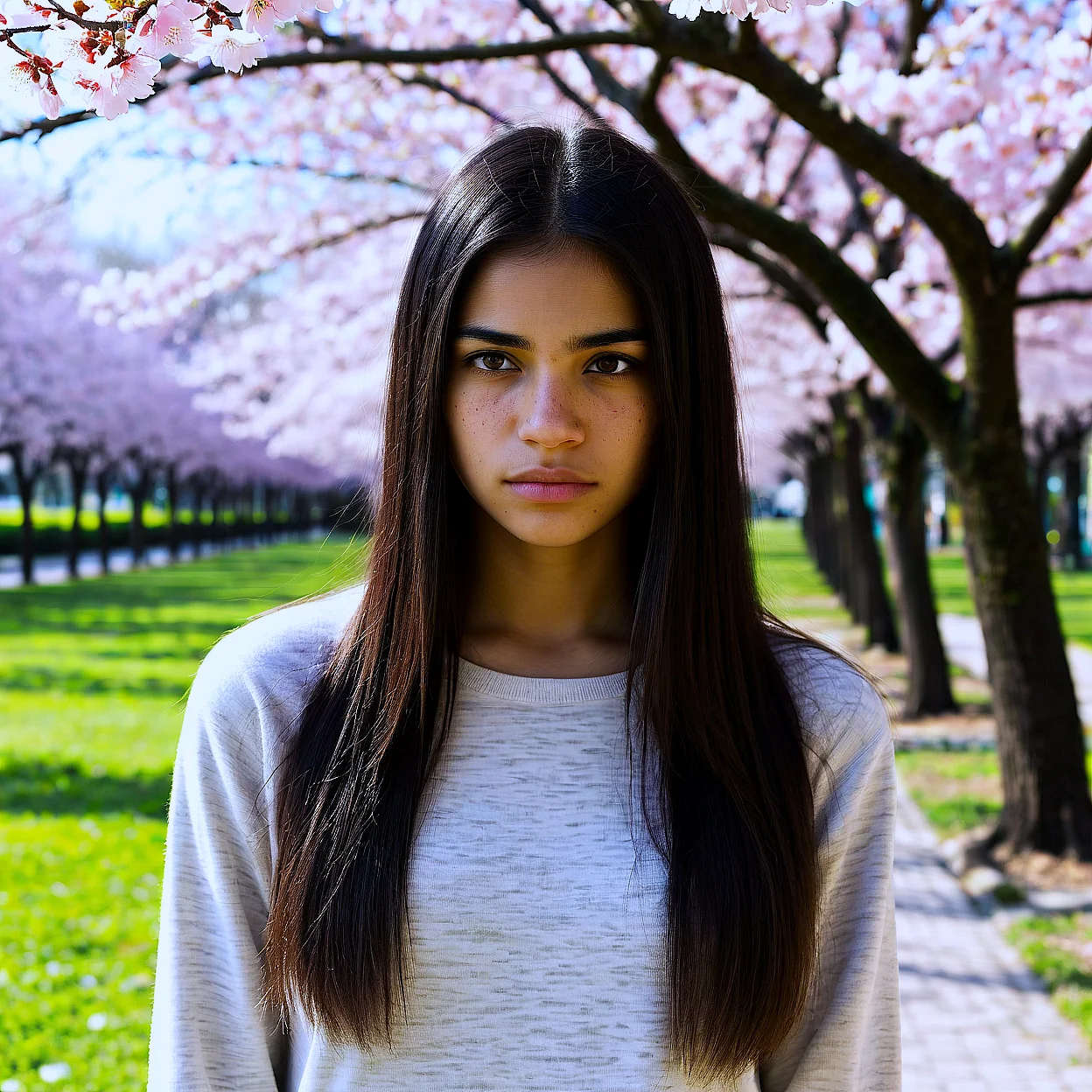 Aurora Ferreira — image 4/5, 장난스러운 AI character on HoneyChat