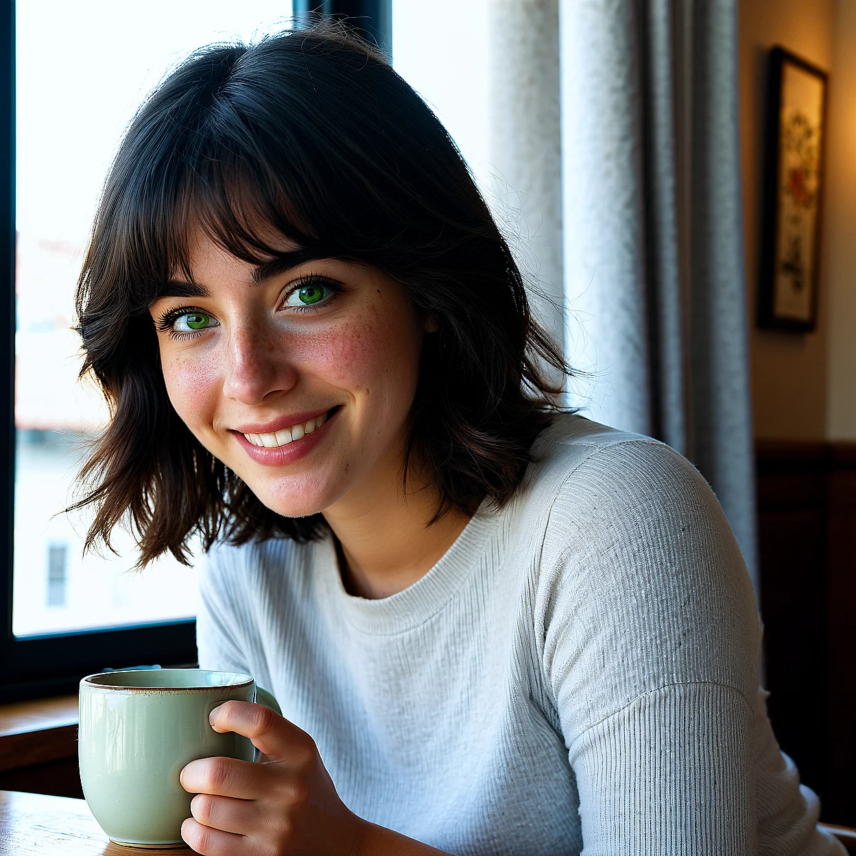 Clara Lima — image 4/5, Gentle AI character on HoneyChat