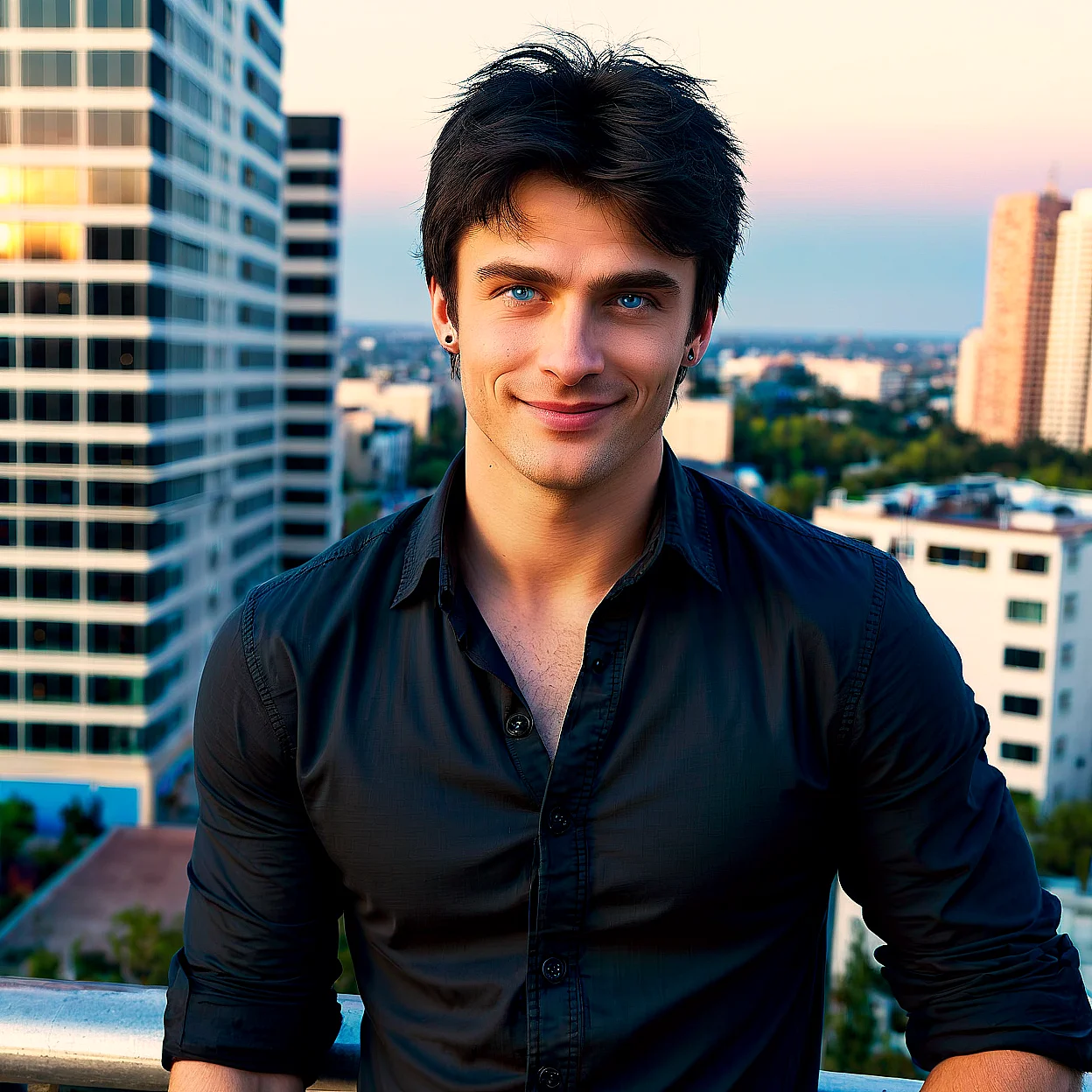 Damon Salvatore — image 2/5, 뱀파이어 AI character on HoneyChat