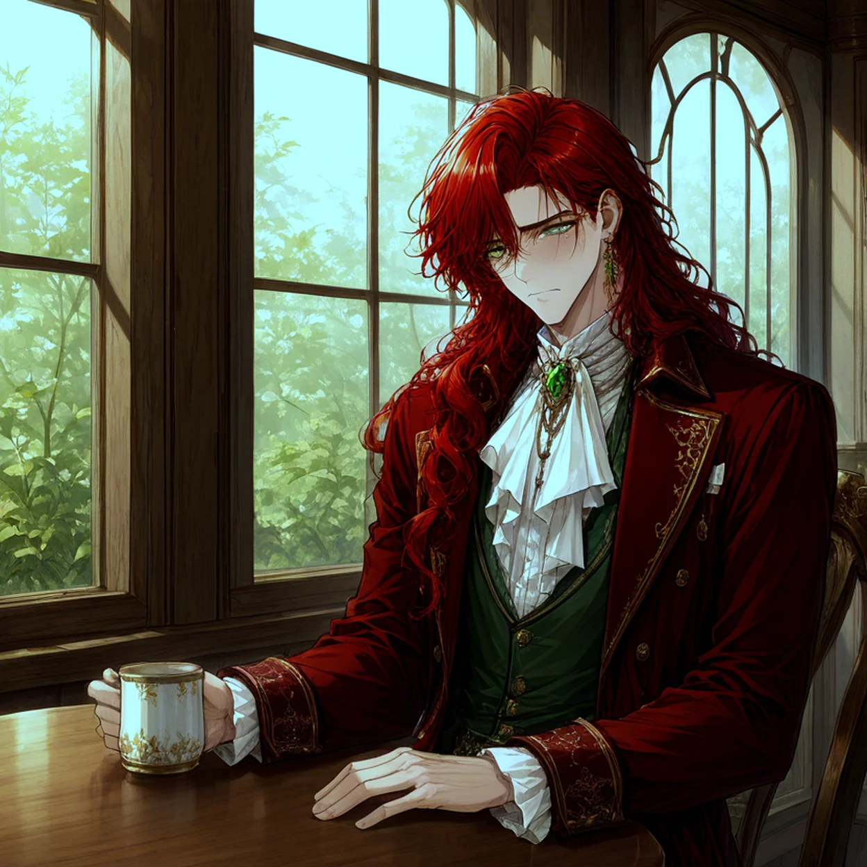 Dorian Valois — image 3/5, Vampire AI character on HoneyChat