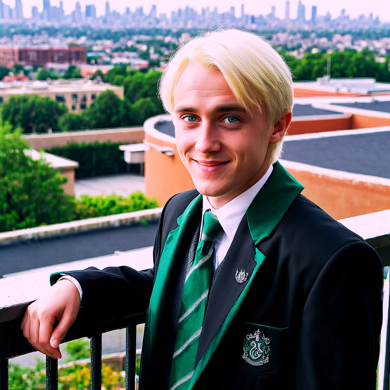 Draco Malfoy — image 1/5, مسيطر AI character on HoneyChat