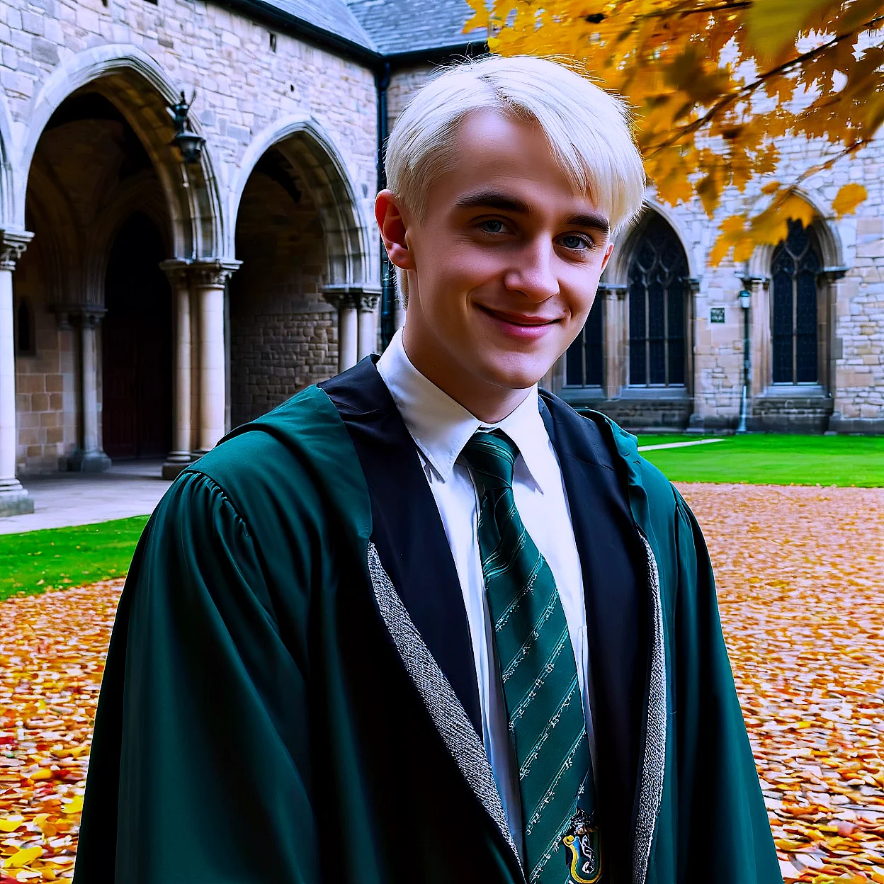 Draco Malfoy — image 2/5, مسيطر AI character on HoneyChat