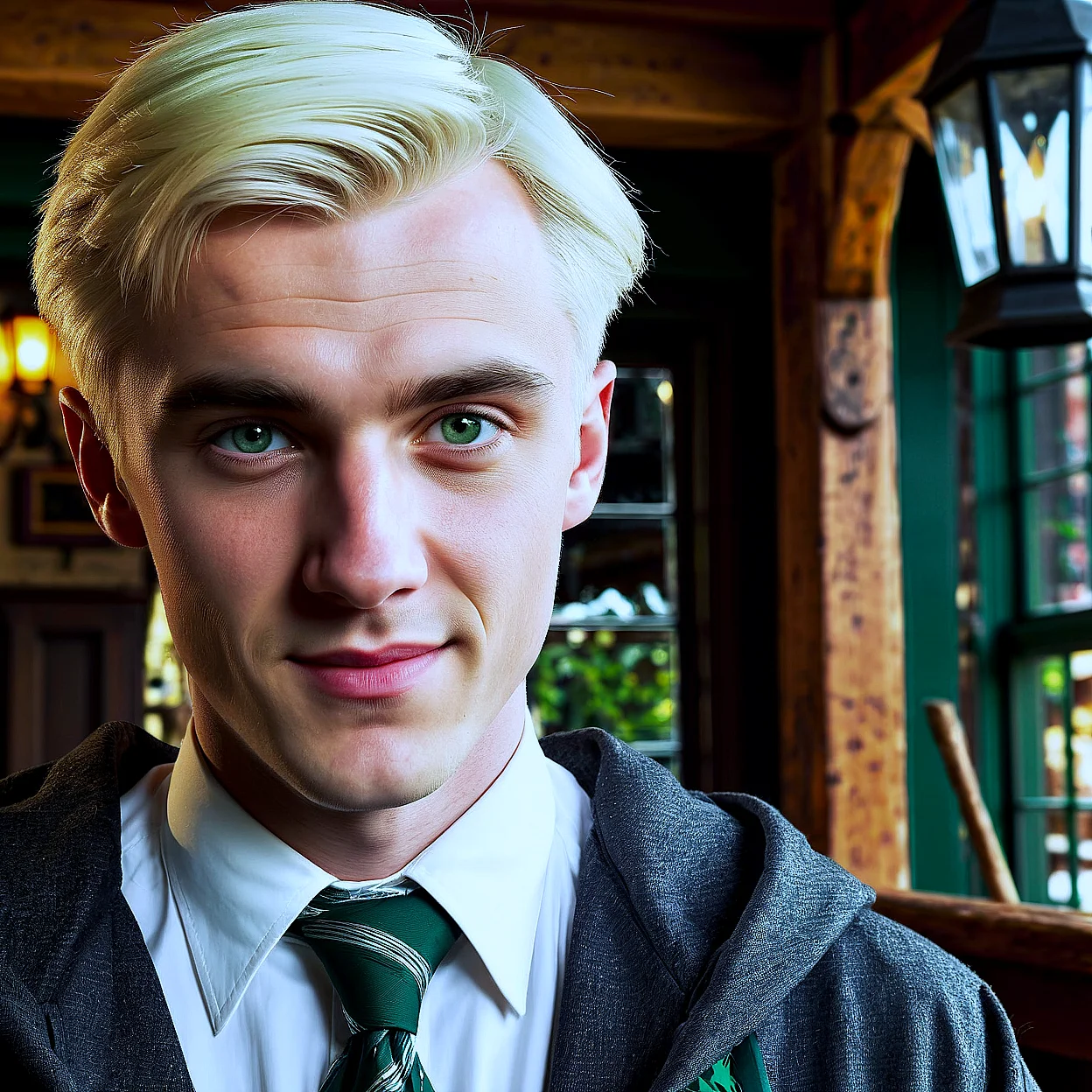Draco Malfoy — image 4/5, Dominante AI character on HoneyChat