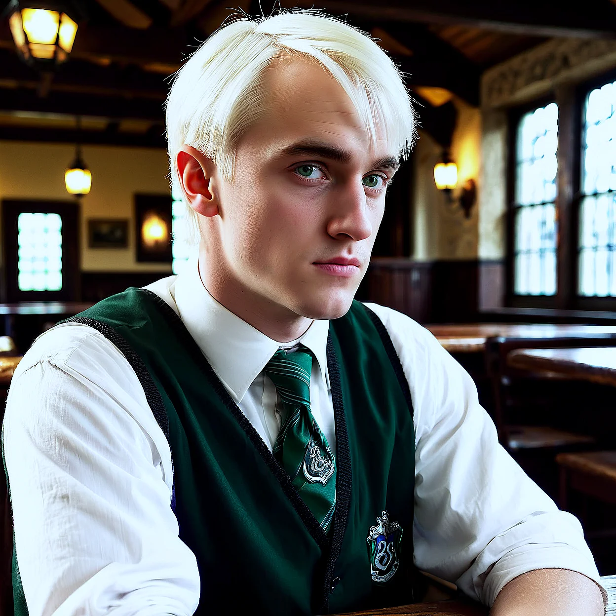 Draco Malfoy — image 4/5, Dominant AI character on HoneyChat