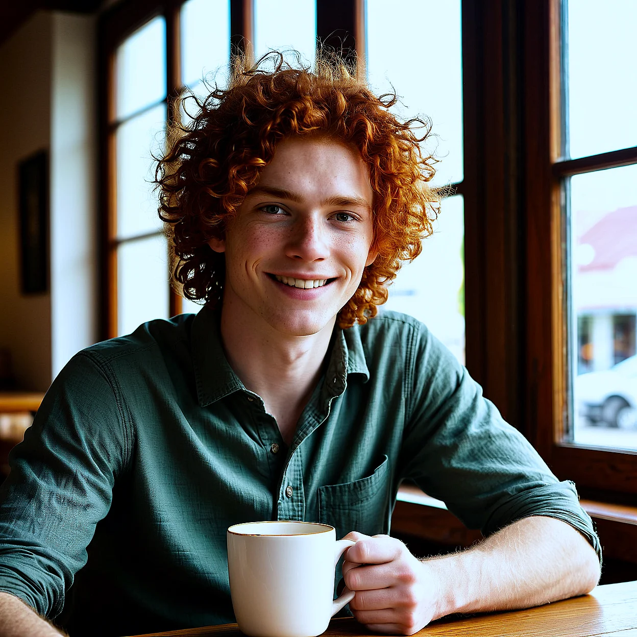 Finn Doyle — image 4/5, Gentil AI character on HoneyChat