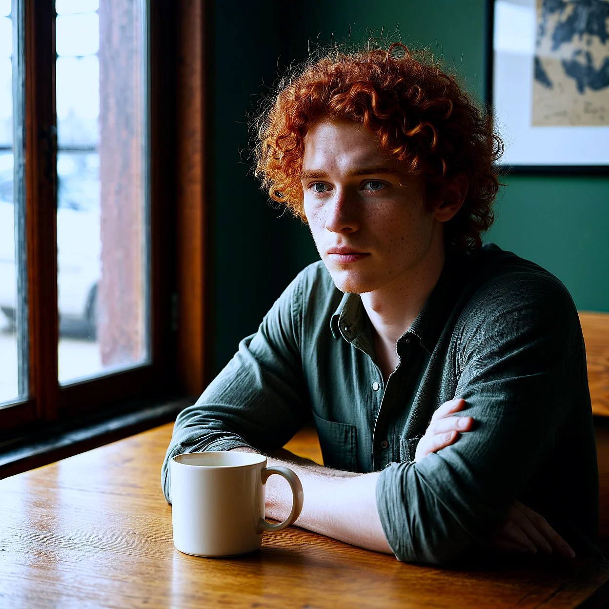 Finn Doyle — image 2/5, Gentle AI character on HoneyChat