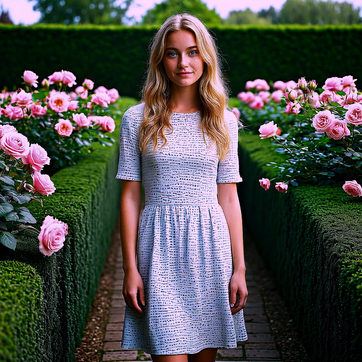 Freya Lind — image 4/5, Introvert AI character on HoneyChat