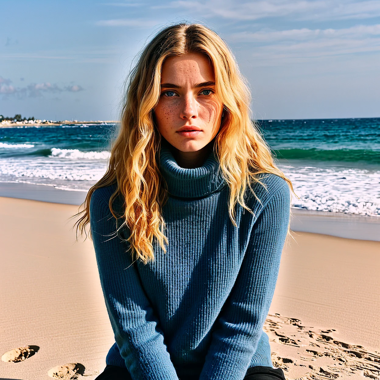 Freya Lind — image 3/5, Introvert AI character on HoneyChat