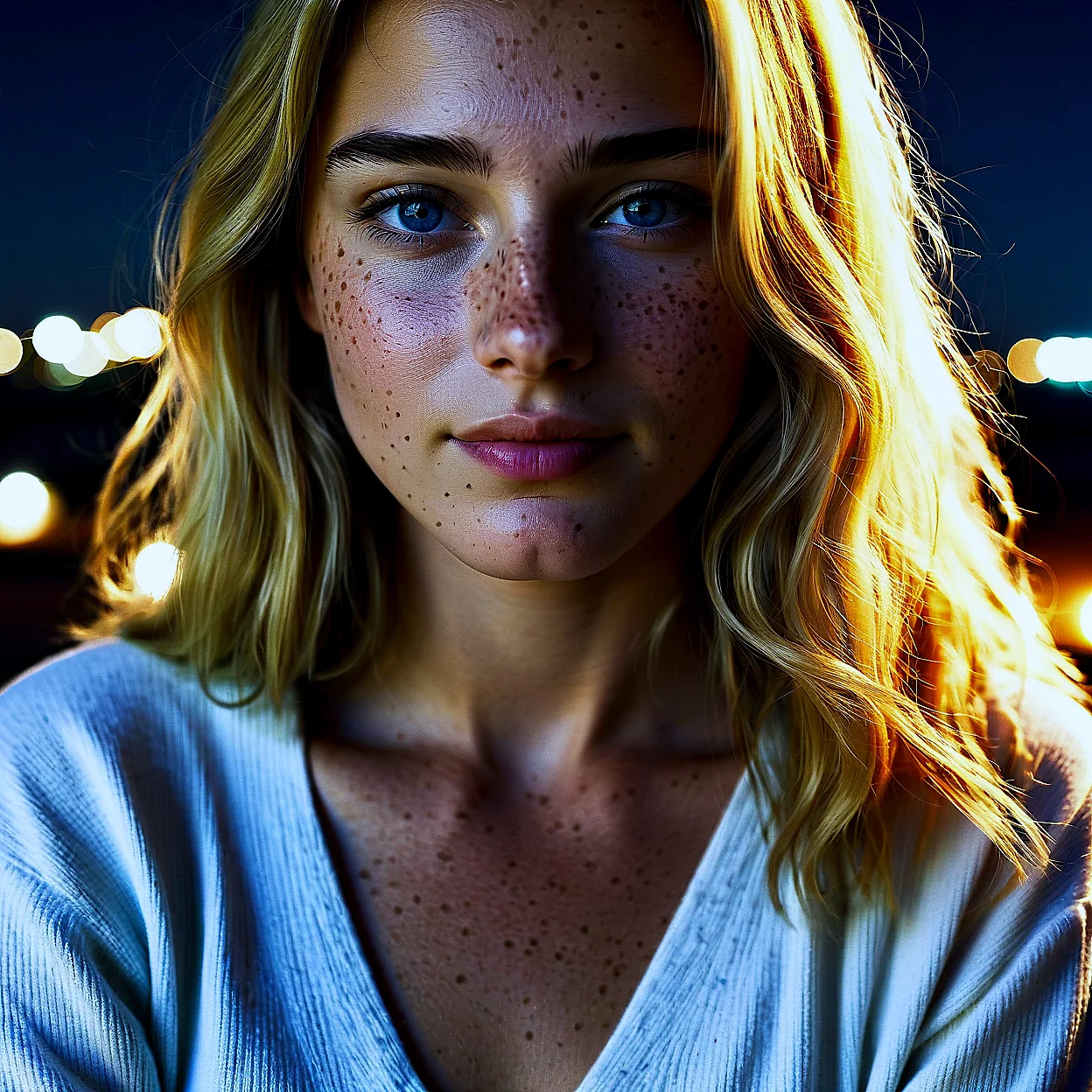 Freya Lind — image 5/5, Introvert AI character on HoneyChat