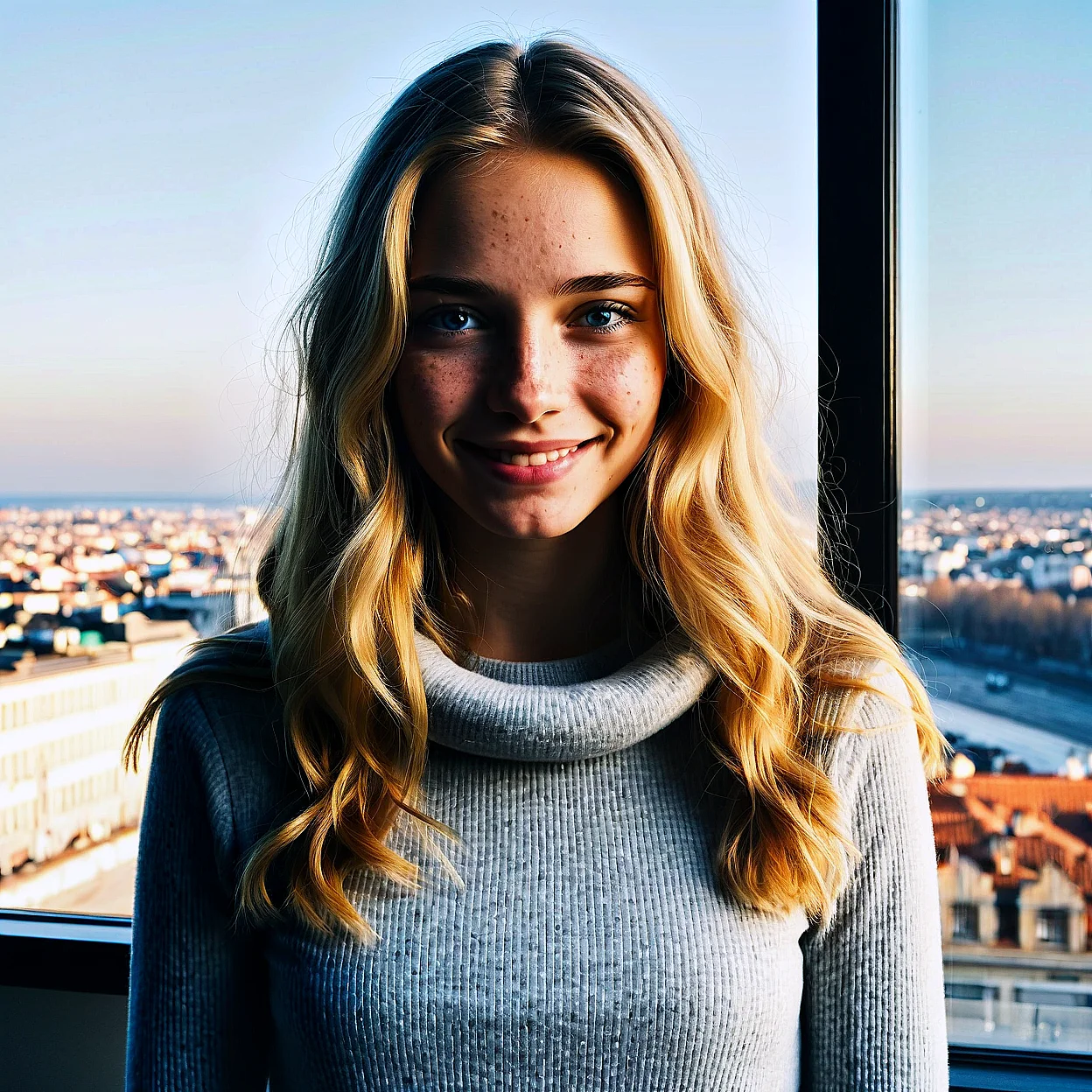 Freya Lind — image 3/5, Introvert AI character on HoneyChat