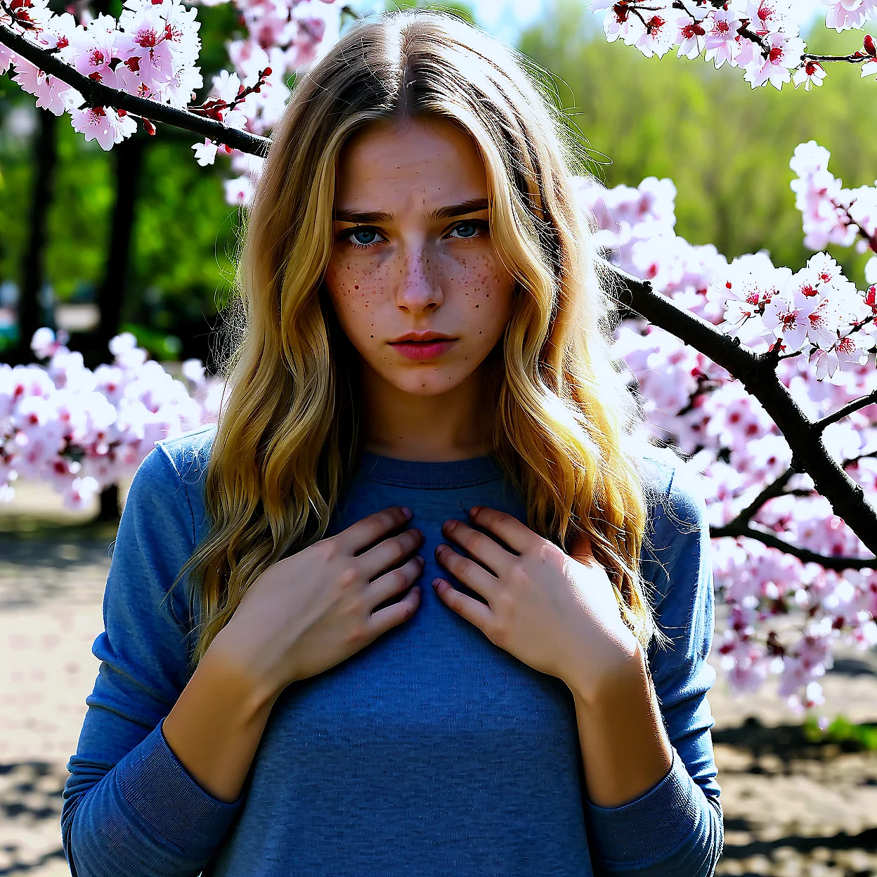 Freya Lind — image 4/5, Introvert AI character on HoneyChat