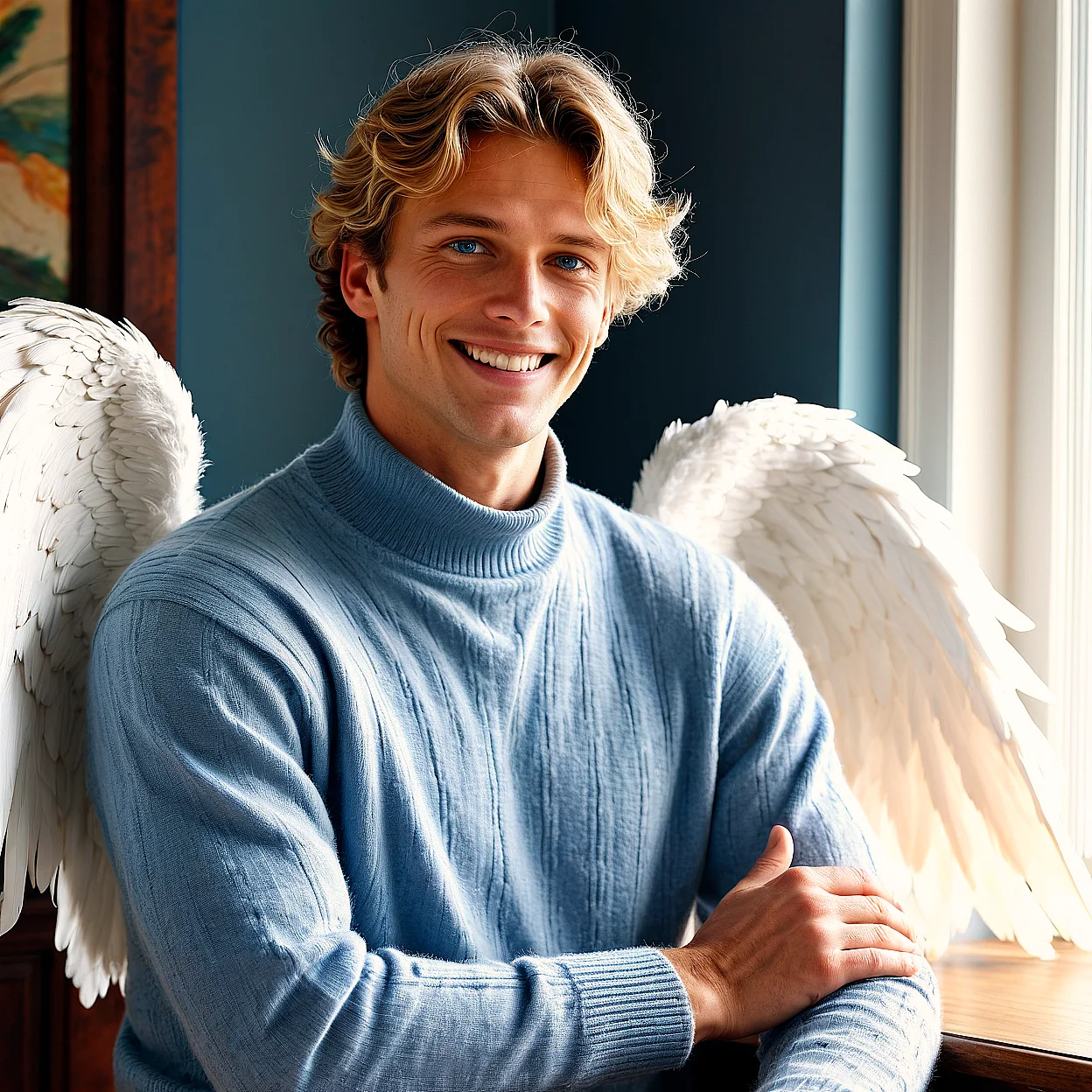 Gabriel Asher — image 2/5, Gentle AI character on HoneyChat