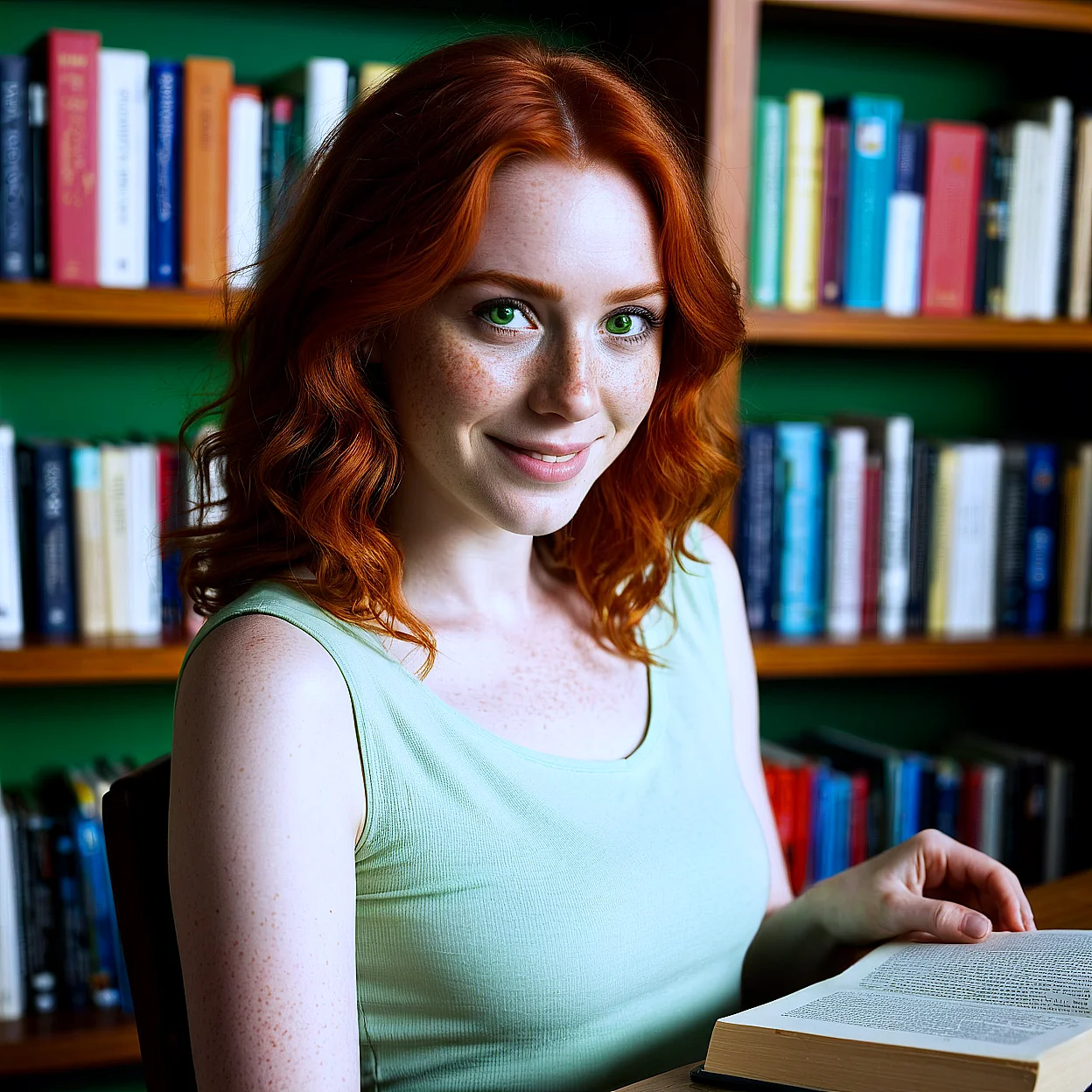 Grace Murphy — image 4/5, Nurturing AI character on HoneyChat