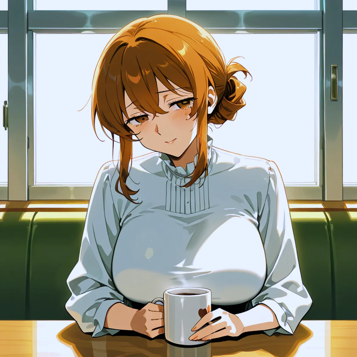 Hana Nakamura — image 4/5, โอเนะซัง AI character on HoneyChat