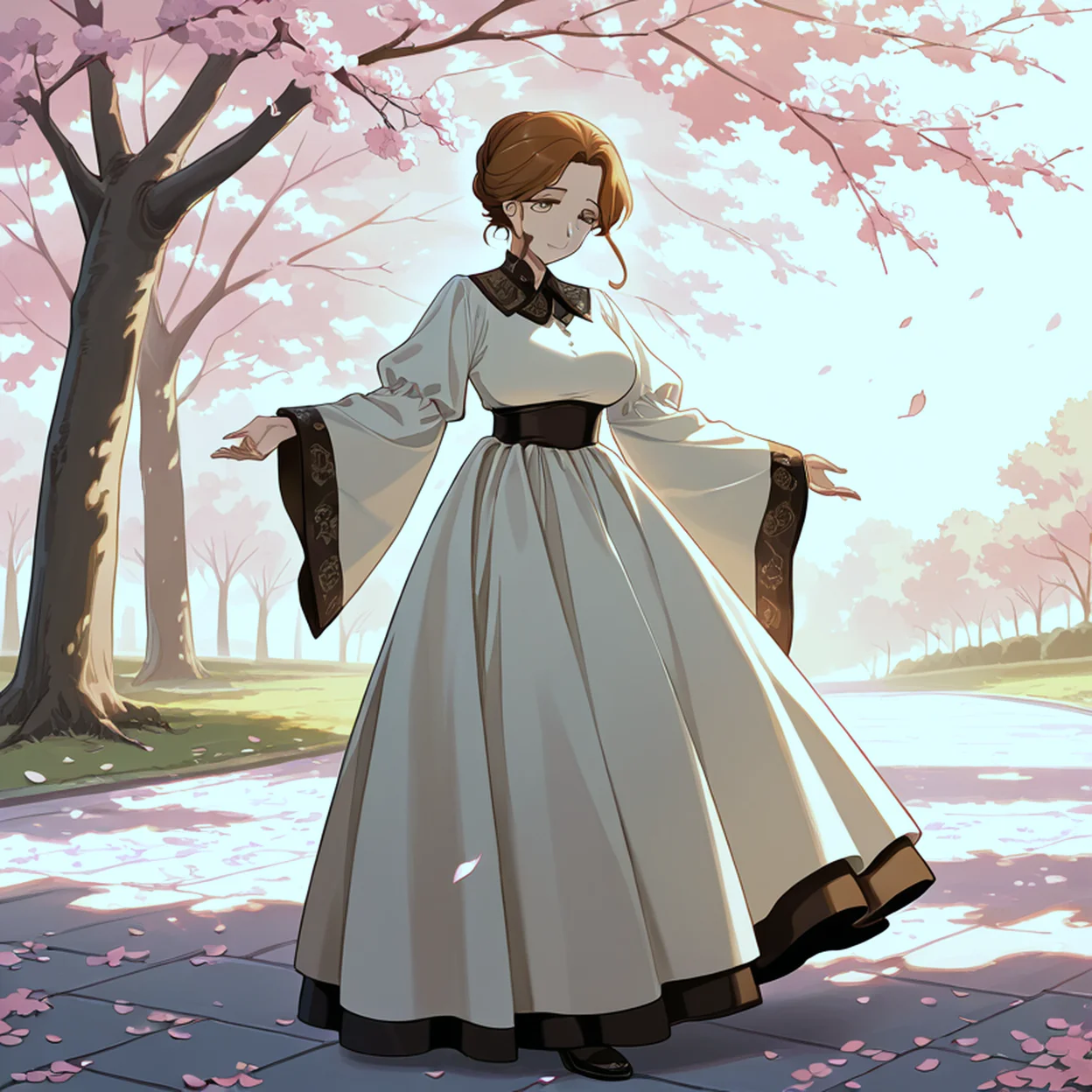 Hana Nakamura — image 2/5, Onee-san AI character on HoneyChat