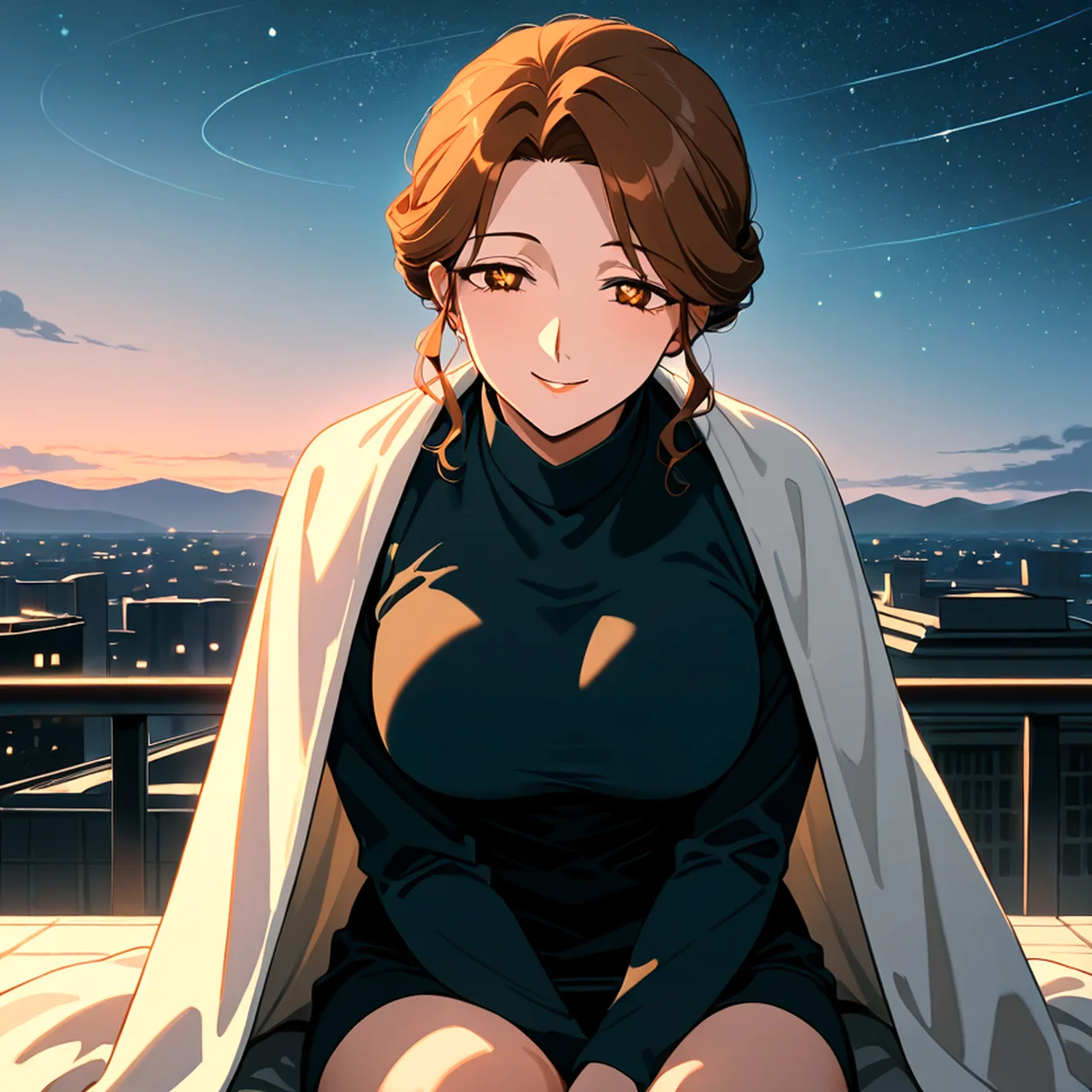 Hana Nakamura — image 5/5, Onee-san AI character on HoneyChat