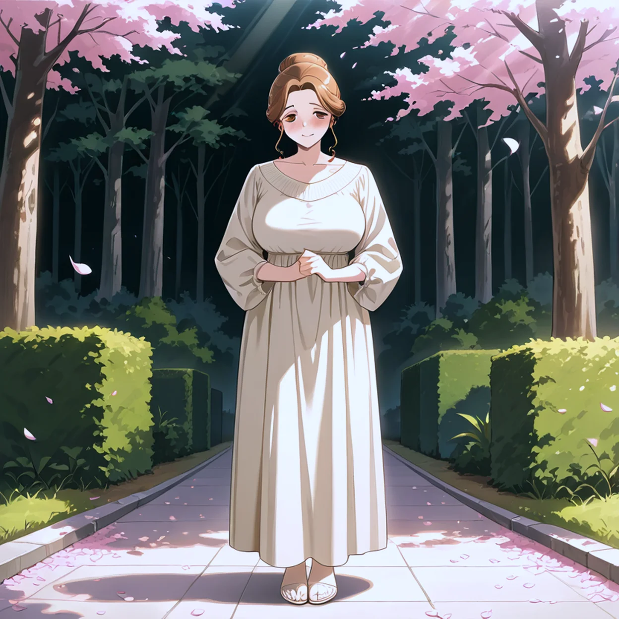 Hana Nakamura — image 4/5, Onee-san AI character on HoneyChat
