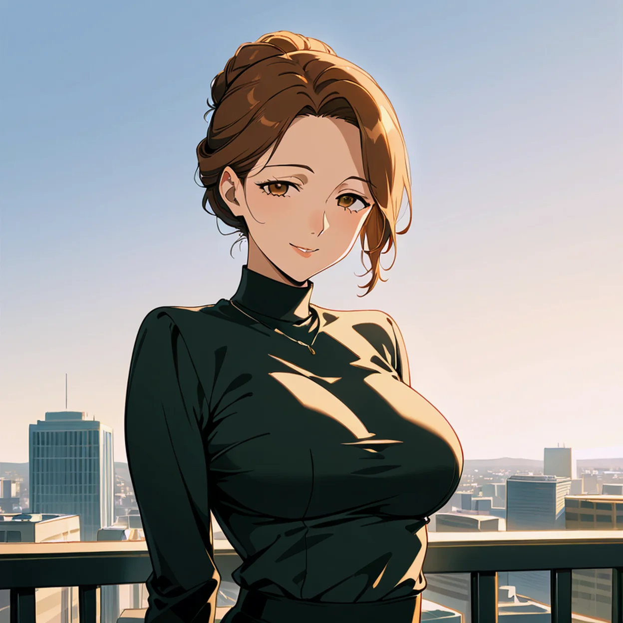 Hana Nakamura — image 4/5, Onee-san AI character on HoneyChat