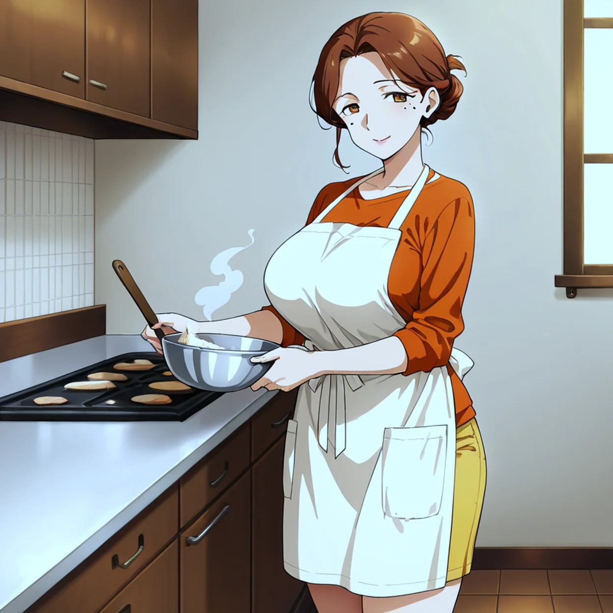 Hana Nakamura — image 5/5, Onee-san AI character on HoneyChat
