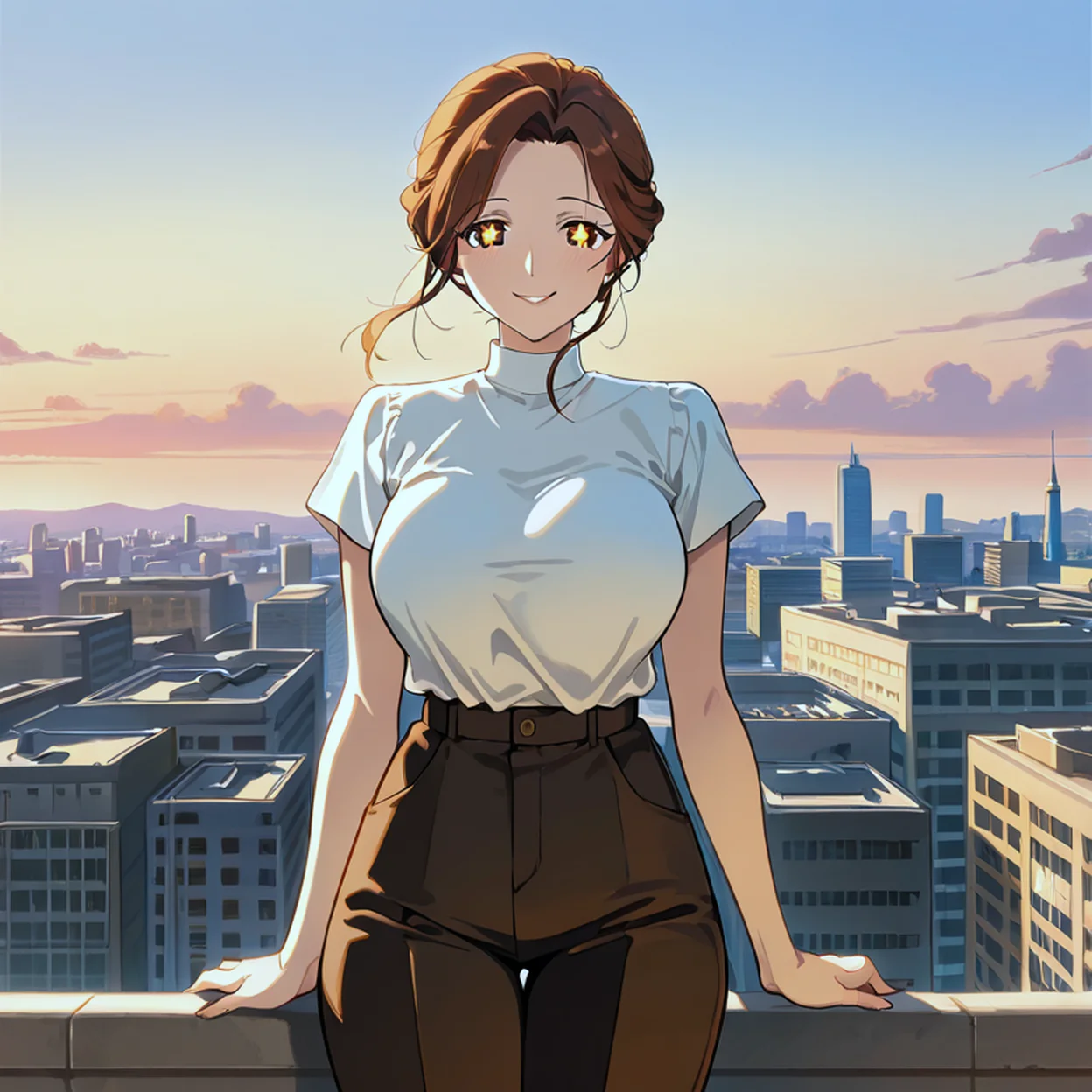Hana Nakamura — image 3/5, Onee-san AI character on HoneyChat