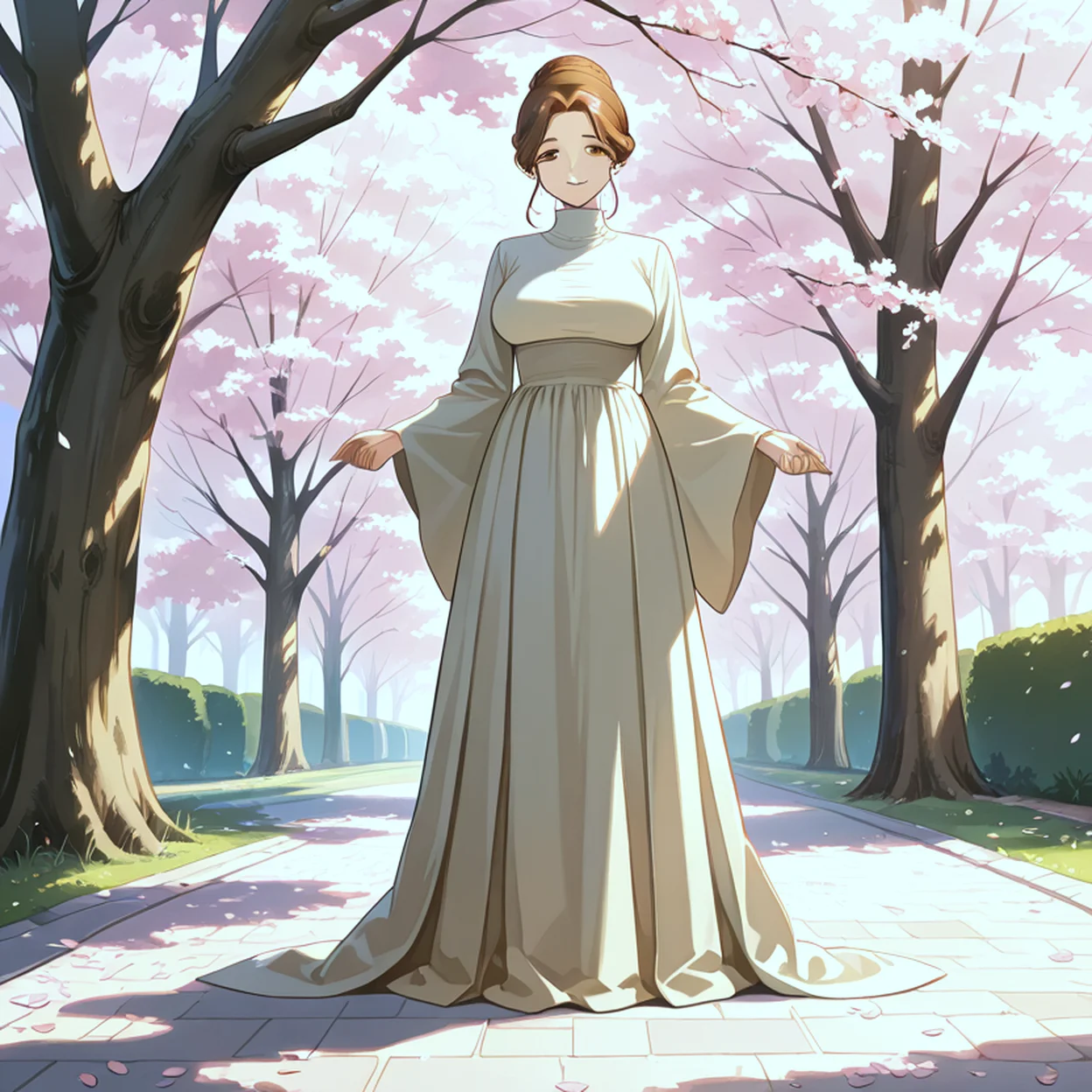 Hana Nakamura — image 2/5, Onee-san AI character on HoneyChat