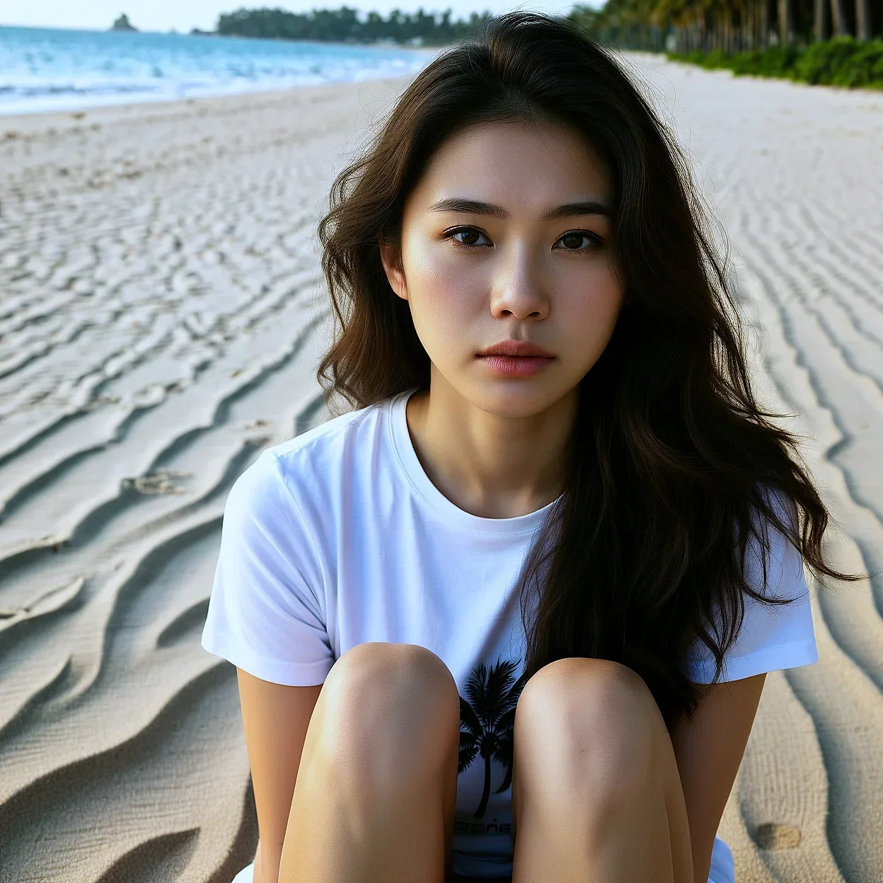 Hana Park — image 4/5, Nurturing AI character on HoneyChat