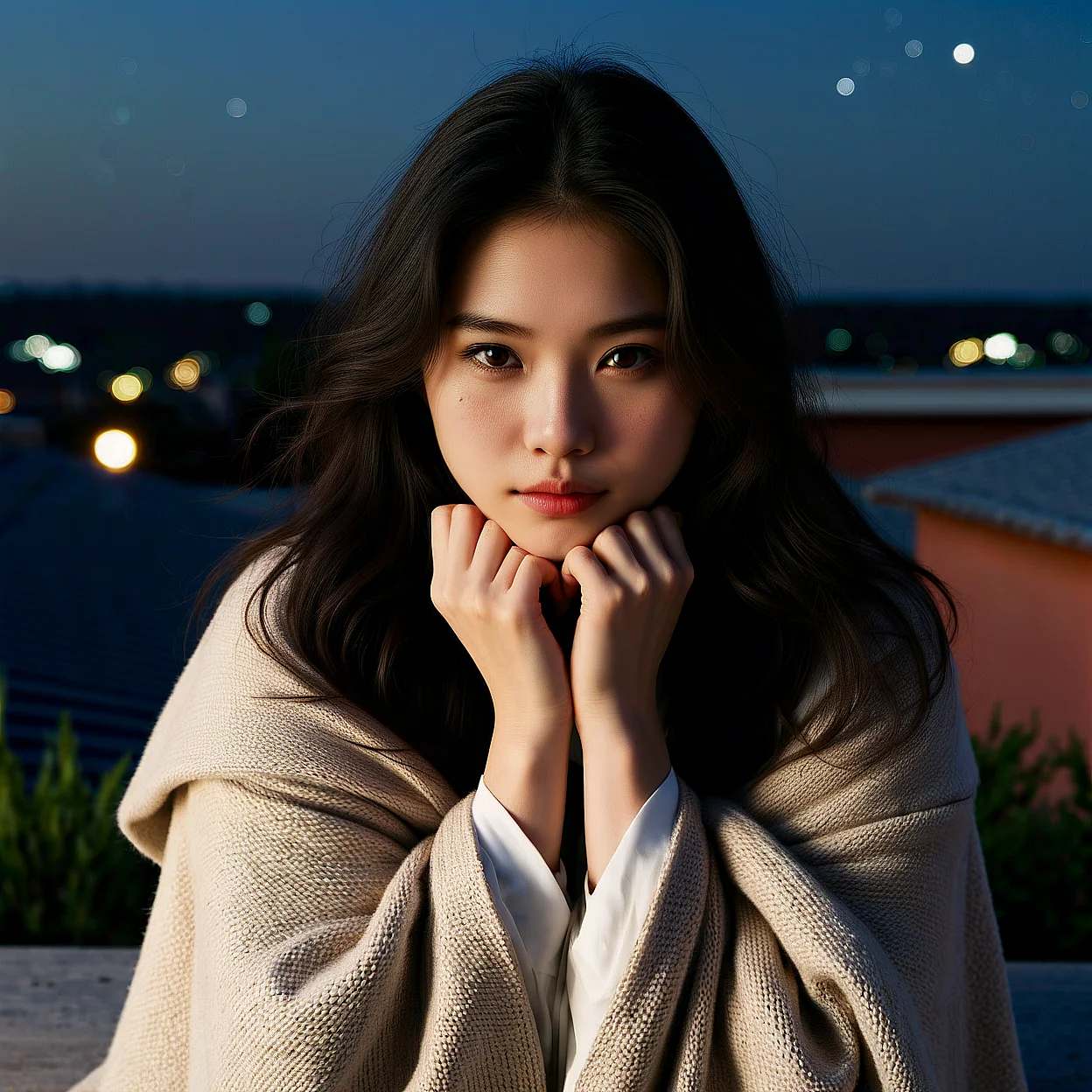 Hana Park — image 5/5, Bienveillante AI character on HoneyChat