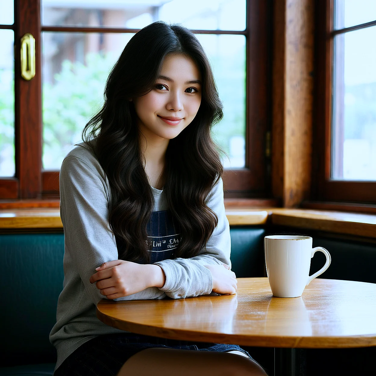 Hana Park — image 3/5, Nurturing AI character on HoneyChat