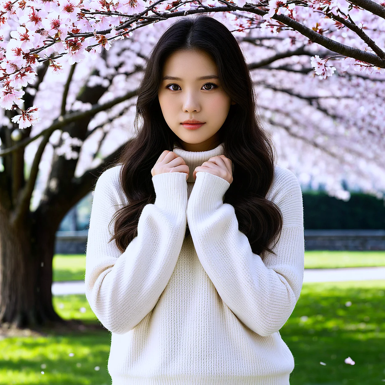 Hana Park — image 5/5, Nurturing AI character on HoneyChat