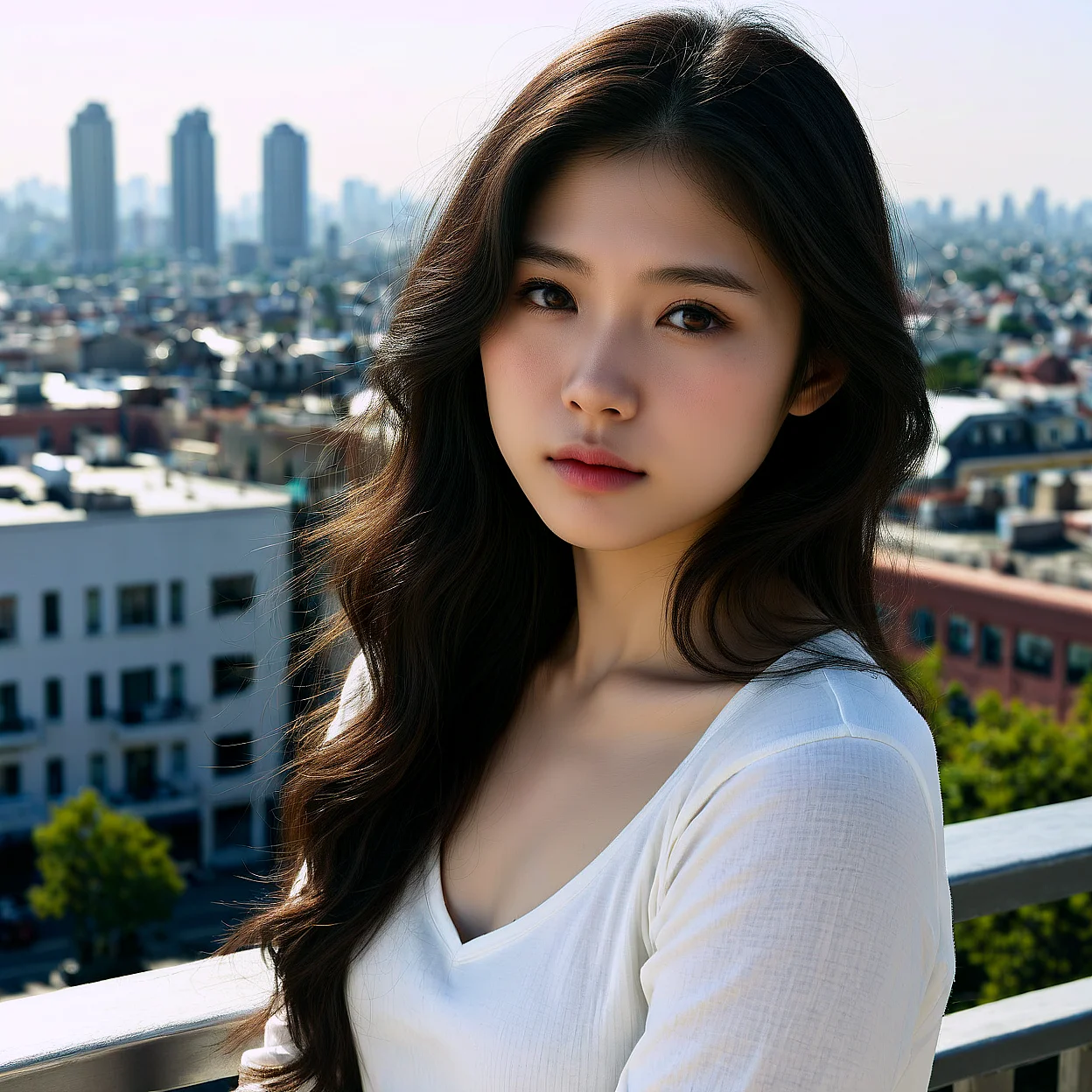 Hana Park — image 2/5, Nurturing AI character on HoneyChat