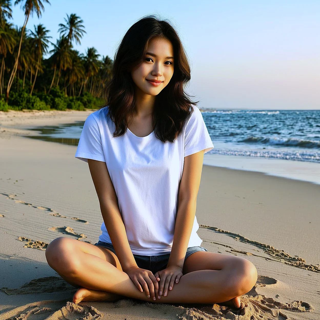 Hana Park — image 3/5, Nurturing AI character on HoneyChat