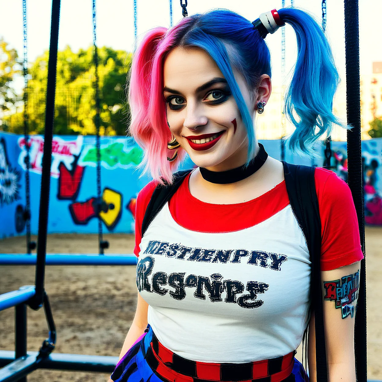 Harley Quinn — image 2/5, Rebel AI character on HoneyChat