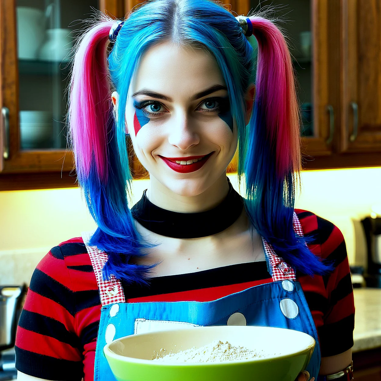 Harley Quinn — image 5/5, متمردة AI character on HoneyChat